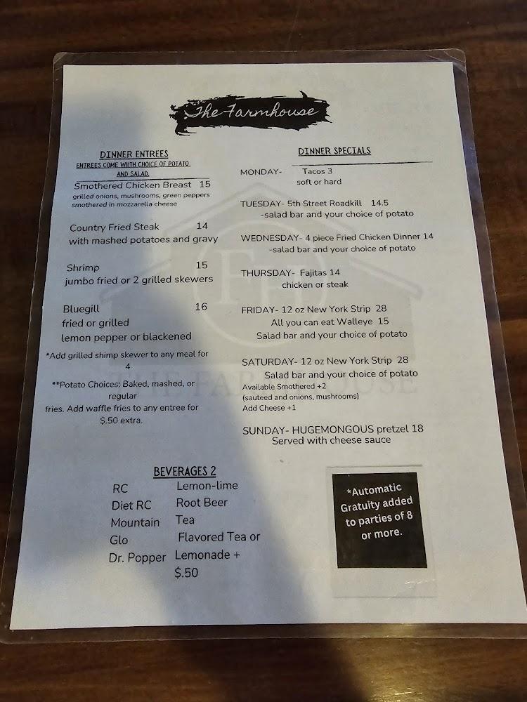 The Farmhouse Menu image 2